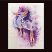 Pastell, Tänzerin - Ballerina, Ballet